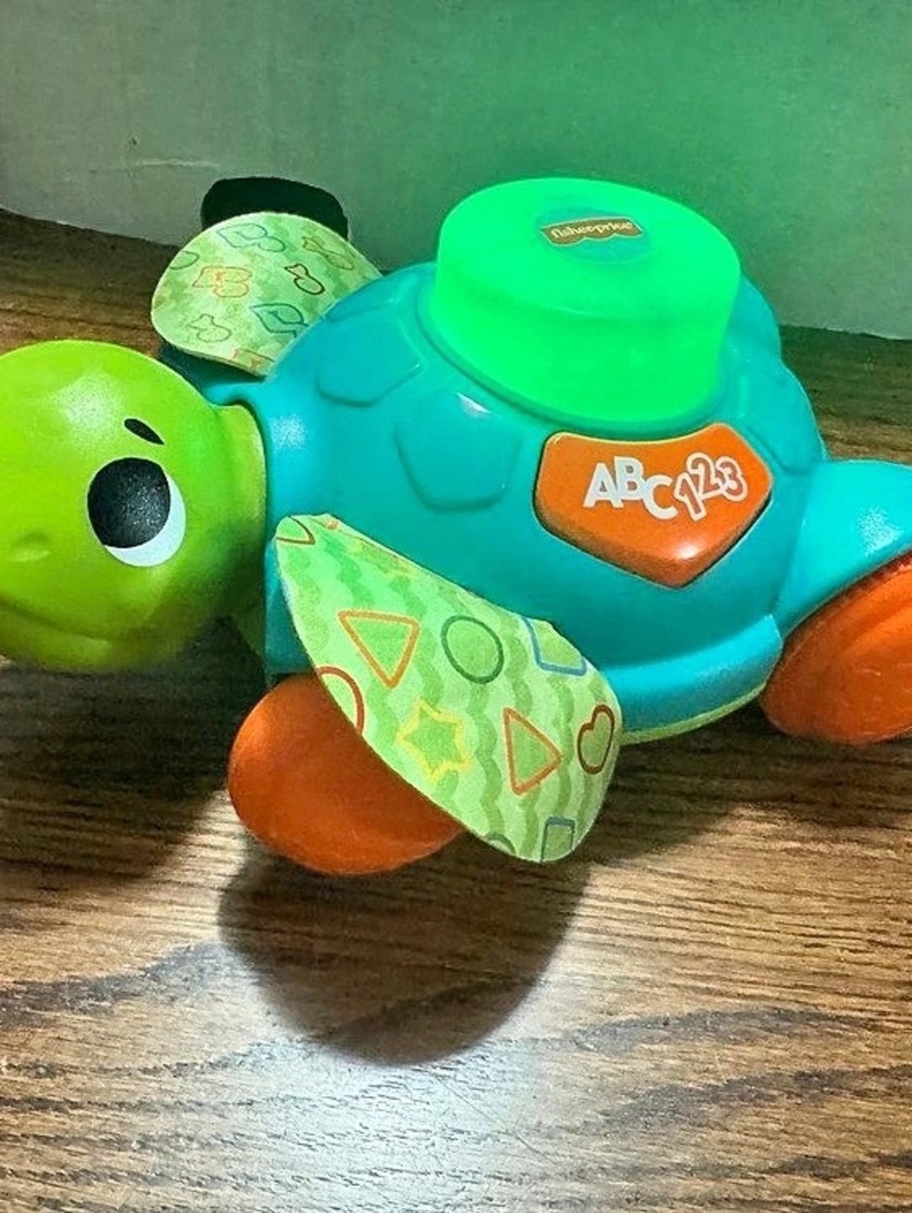 Fisher price Linkaminal Learning Toy Turtle in Green & Orange